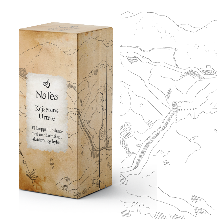 Te emballage forside