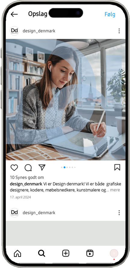 Design denmark instagram post