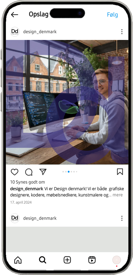 Design denmark instagram post