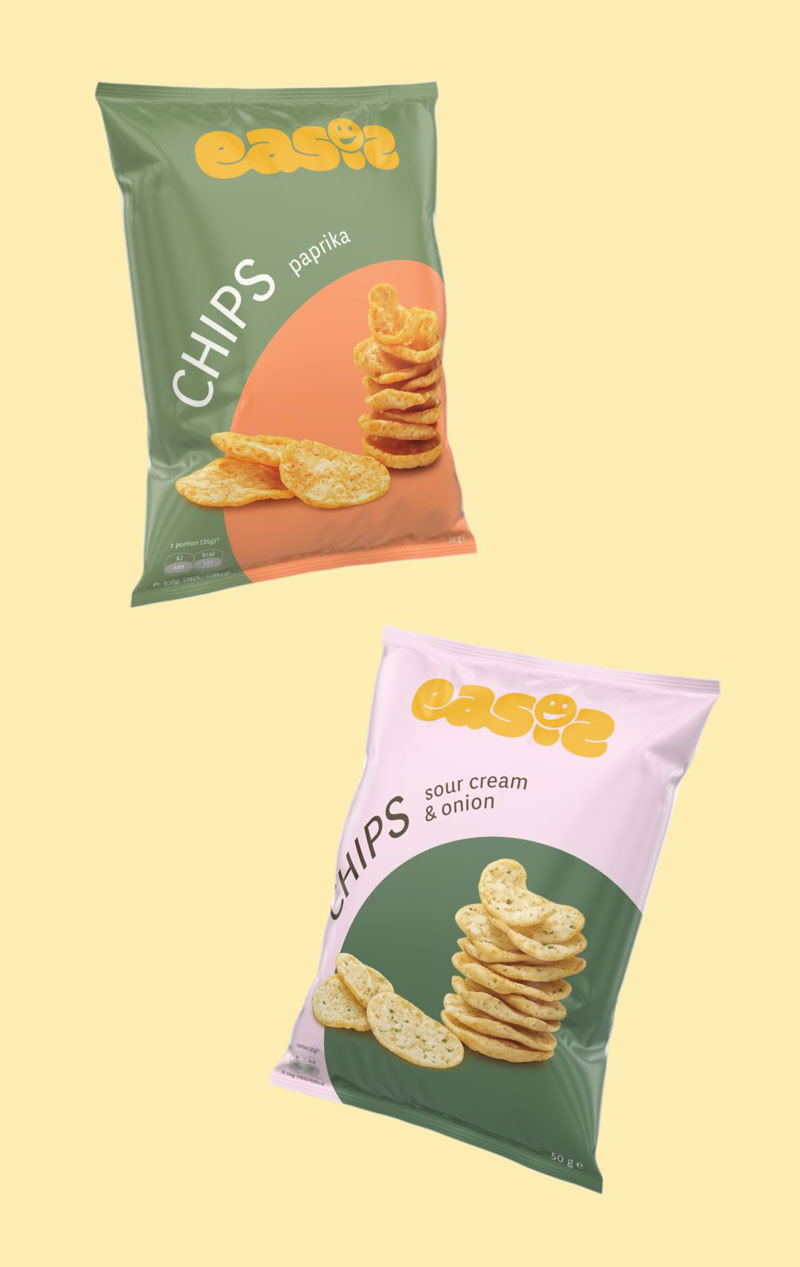 Easis chips emballage